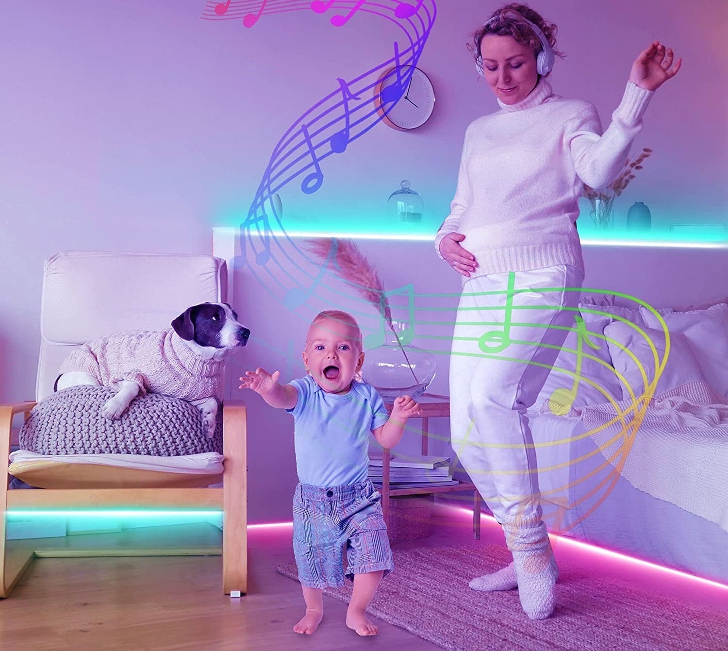 LED-lyslist med Bluetooth